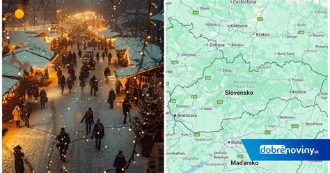 Mapa vianočných trhov na Slovensku