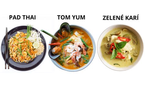 Rozdelenie thajských karí podľa farby