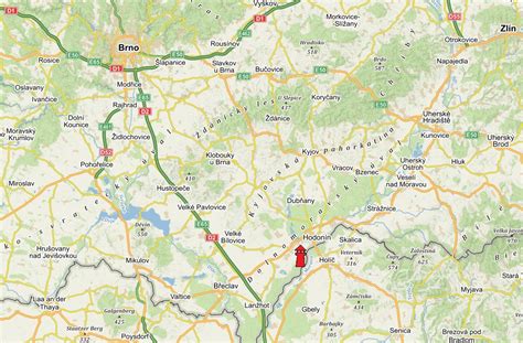 Mapa regiónu Mikulčice - Čifáre s vyznačenými poľnohospodárskymi oblasťami