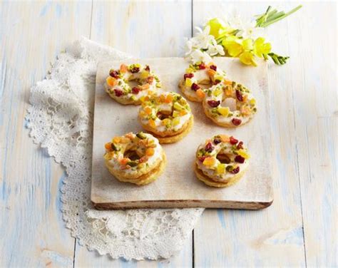 Linecké venčeky s kandizovaným ovocím