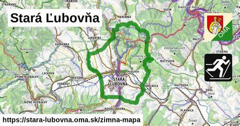 Mapa regiónu Stará Ľubovňa