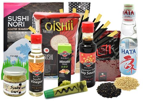 suroviny na výrobu sushi