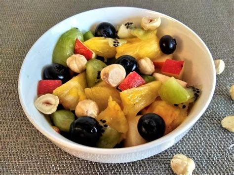 Ingrediencie na ovocný šalát