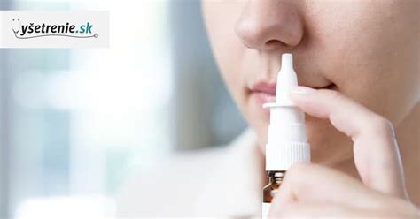 Obaly nosových sprejov s dekongestívnym účinkom