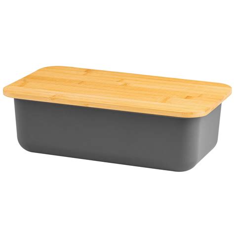 Zásobník na chlieb s bambusovým vekom