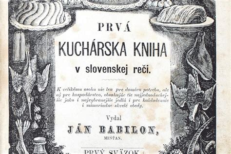 Ilustrácia z prvej slovenskej kuchárskej knihy