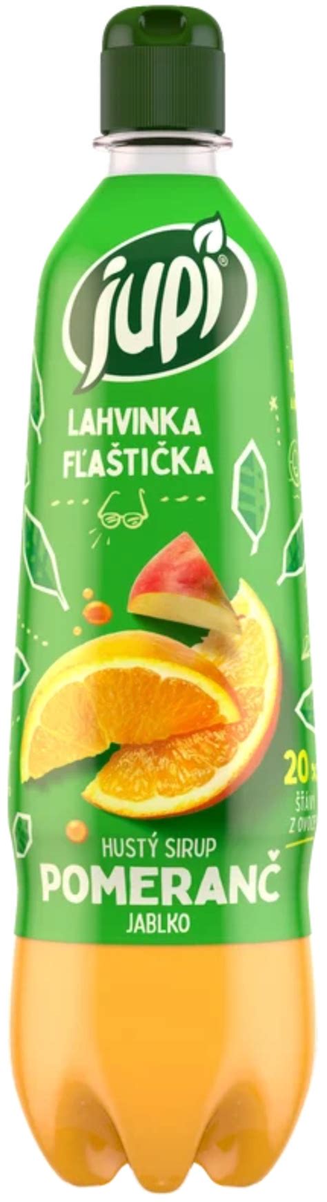 Zloženie sirupu Jupí Jablko a Višňa