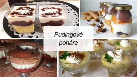 Ingrediencie na pudingové poháre