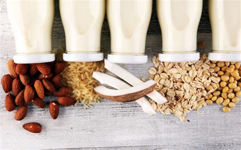 Prehľad rôznych druhov rastlinných mliek