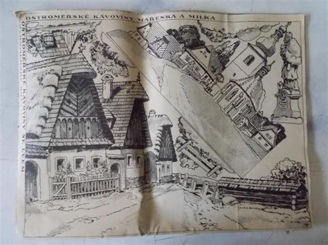 Dobová kresba slovenskej usadlosti