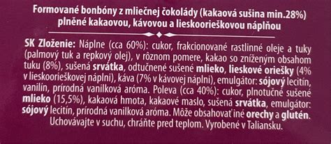 Infografika zobrazujúca nutričné hodnoty čokolády