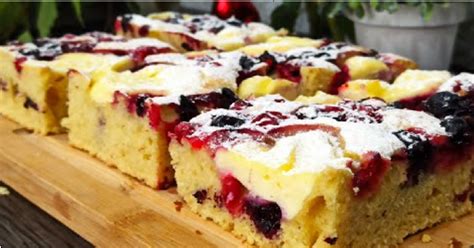 Jednoduchý ovocný koláč