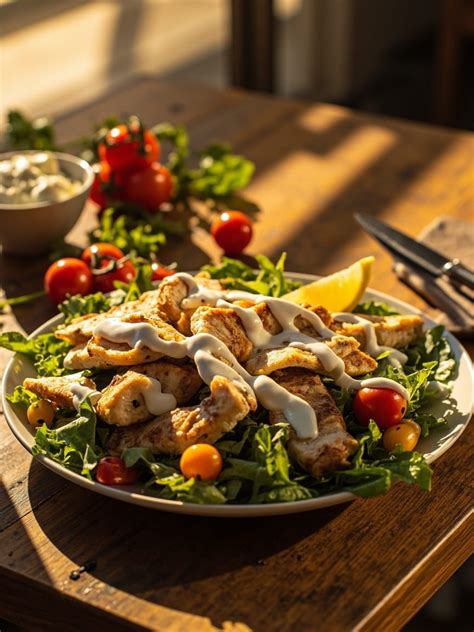 Farebný šalát s grilovanými kuracími prsiami