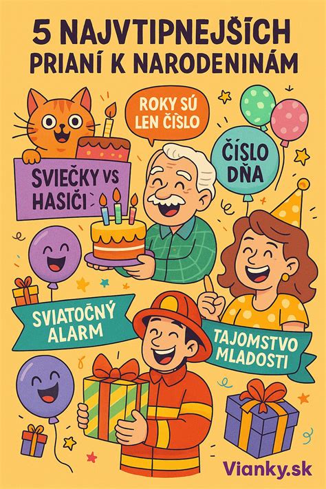 Vtipné narodeninové prianie