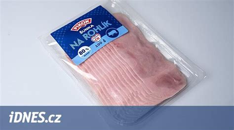 Zloženie šunky na etikete