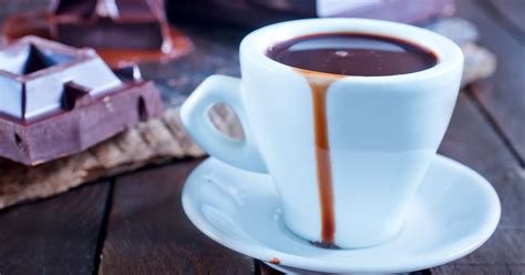 Pohár lahodnej horúcej čokolády