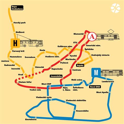 Mapa hamburskej mestskej hromadnej dopravy