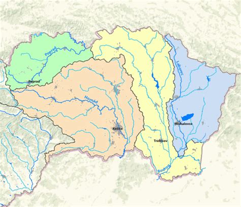 Mapa povodia rieky Omo