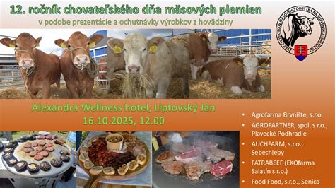 Infografika porovnávajúca úžitkovosť mäsových plemien