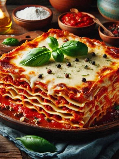 Ingrediencie na jednoduché kuracie lasagne