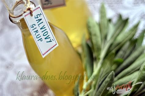 Šalviový sirup