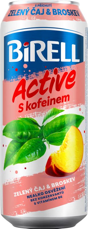 Zloženie nápoja Birell Active Zelený čaj & Broskyňa