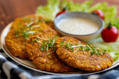 Ingrediencie na jednoduché šošovicové placky