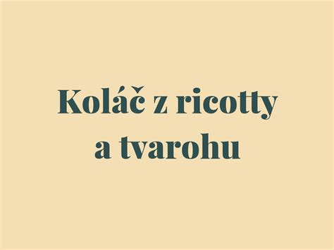 Porovnanie textúry ricotty a tvarohu