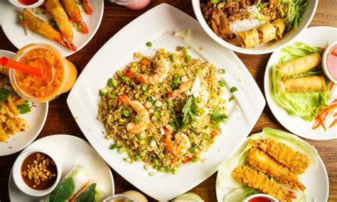 Ilustrácia rôznych vietnamských jedál