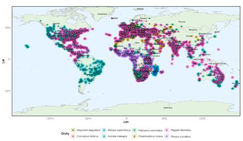 mapa rozšírenia ryby klaun