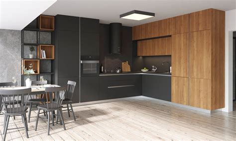 Ilustrácia modernej studenej kuchyne s rôznymi šalátmi a nátierkami