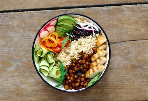 Vizualizácia zdravého bowl jedla