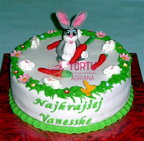 Torta s motívom zvieratka pre dieťa