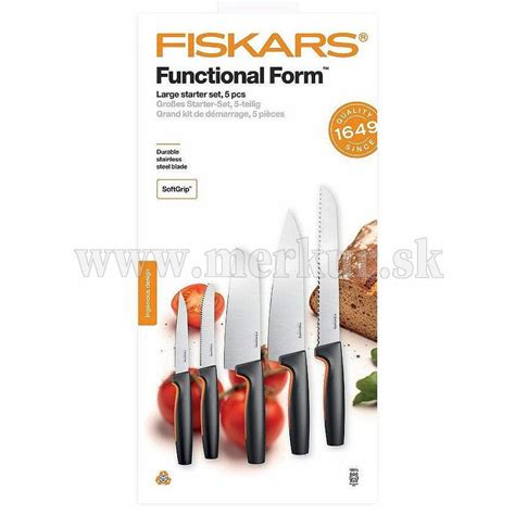 Porovnávacia tabuľka dĺžok čepelí nožov na chlieb Fiskars