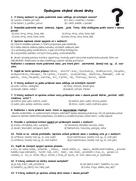 Pracovný list na určovanie syrovej a varenej zeleniny