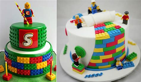 Ukážka torty s motívom Lega a postavičkami