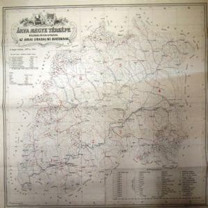 Mapa Oravskej priehrady s vyznačenými lovnými revírmi
