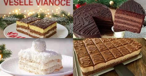 Rôzne druhy vianočných tort