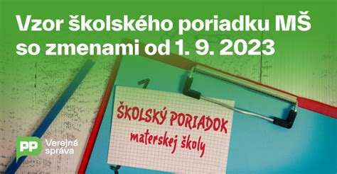 Ilustrácia školského prevádzkového poriadku