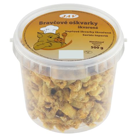Bravčové oškvarky v miske