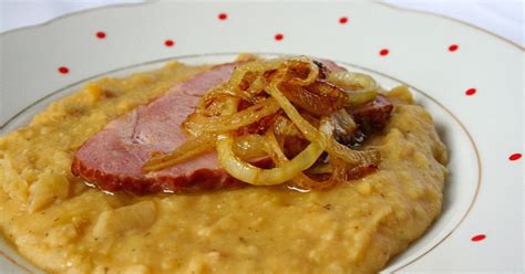 hladká hrachová kaša