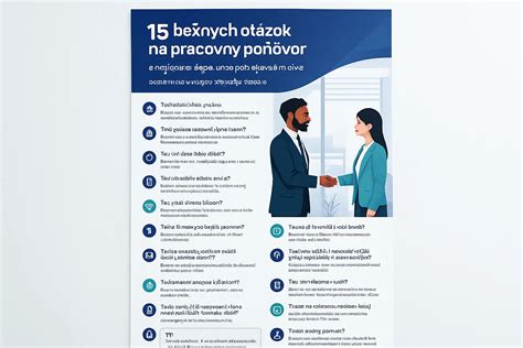 Infografika s rôznymi typmi otázok na pohovore