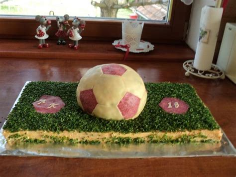Slaná torta futbalová lopta