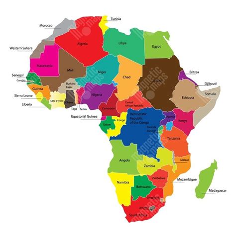 mapa Strednej Afriky s vyznačenými oblasťami pestovania ovocia