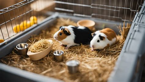 Morča s miskou krmiva