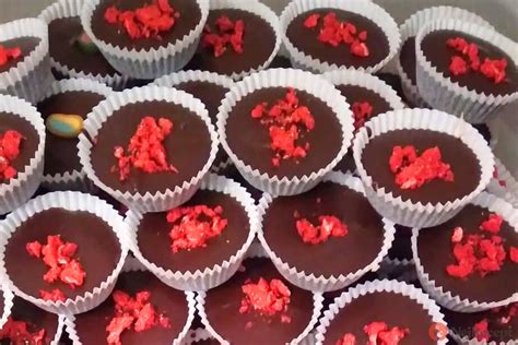 čokoládové košíčky s malinami