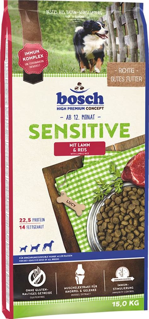 Zloženie krmiva pre psov Bosch