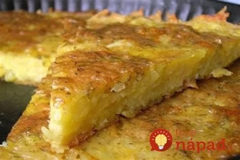 Zemiakovo-syrový koláčik