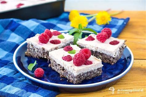 Mak s ricottou a malinami