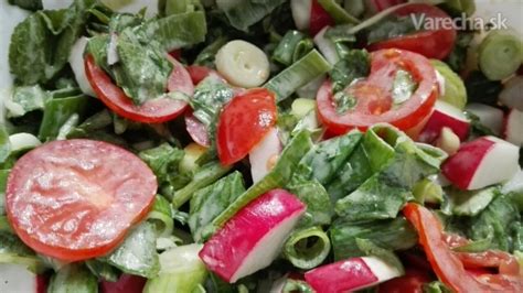 Ilustrácia šalátu z reďkovkovej vňate